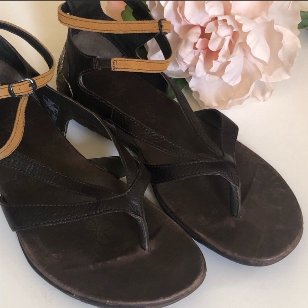 Merrell Leather Sandals Brown Size 9